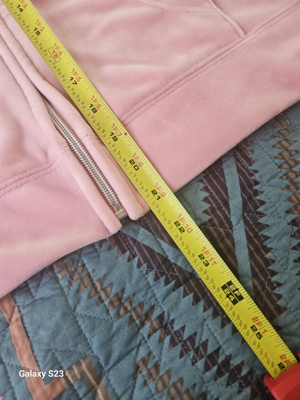 Juicy Couture Light Pink Velour Hoodie Jacket - Picture 6 of 6